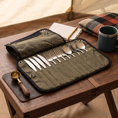 Stainless Steel Camping Tableware Set